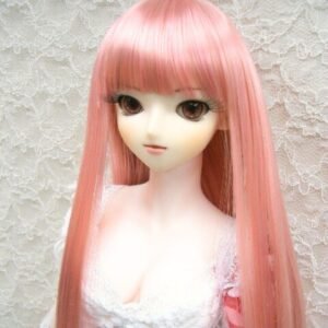 Wig / 8-9 inch / Super Long Straight *Length 38cm (Metallic pink #25/K1M)