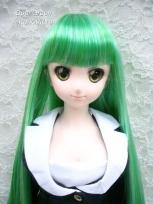 Wig / 8-9 inch / Super Long Straight *Length 38cm (Opal green #K3/K4/K19)