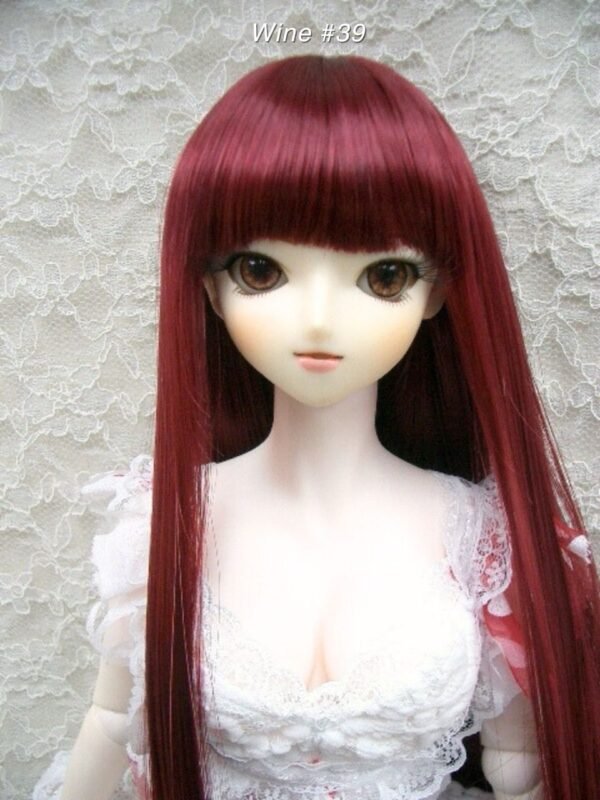 Wig / 8-9 inch / Super Long Straight *Length 38cm (Wine #39)