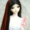 Wig / 8-9 inch / One-length Straight *Length 38cm (Black-red #2/K7HL-A)
