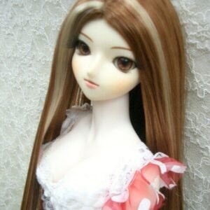 Wig / 8-9 inch / One-length Straight *Length 38cm (Brown-ivory #27/KB88HL-B)