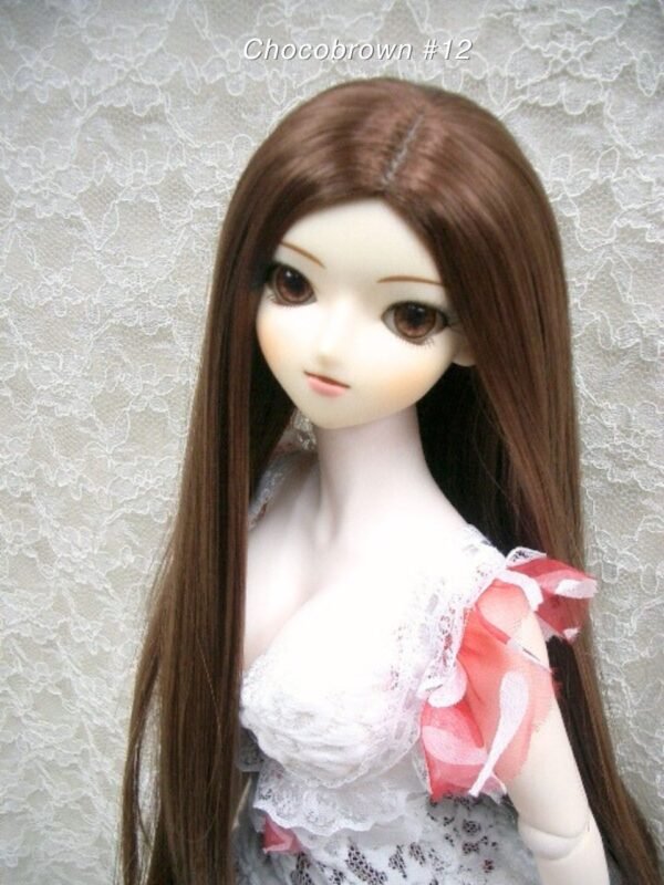 Wig / 8-9 inch / One-length Straight  (Chocobrown #12)