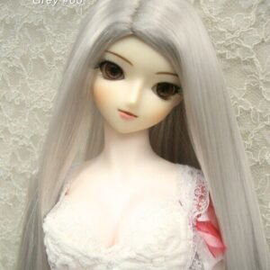 Wig / 8-9 inch / One-length Straight *Length 38cm (Grey #60)