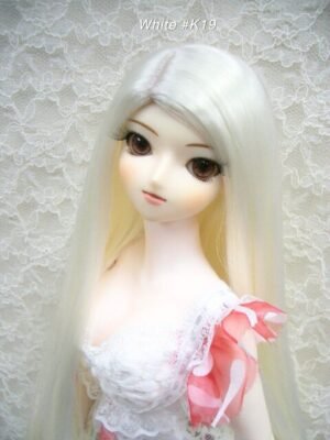 Wig / 8-9 inch / One-length Straight *Length 38cm (White #K19)