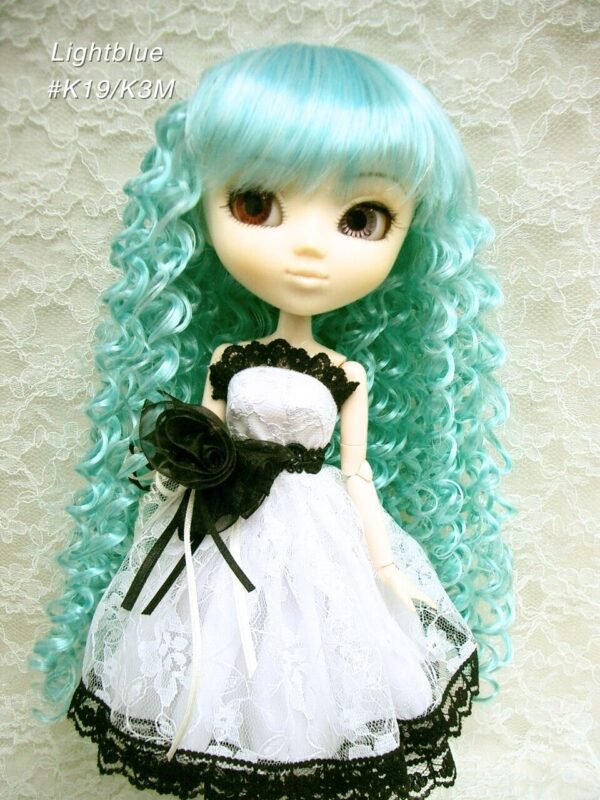 Wig / 8-9 inch / Super Curls (Lightblue #K19/K3M)