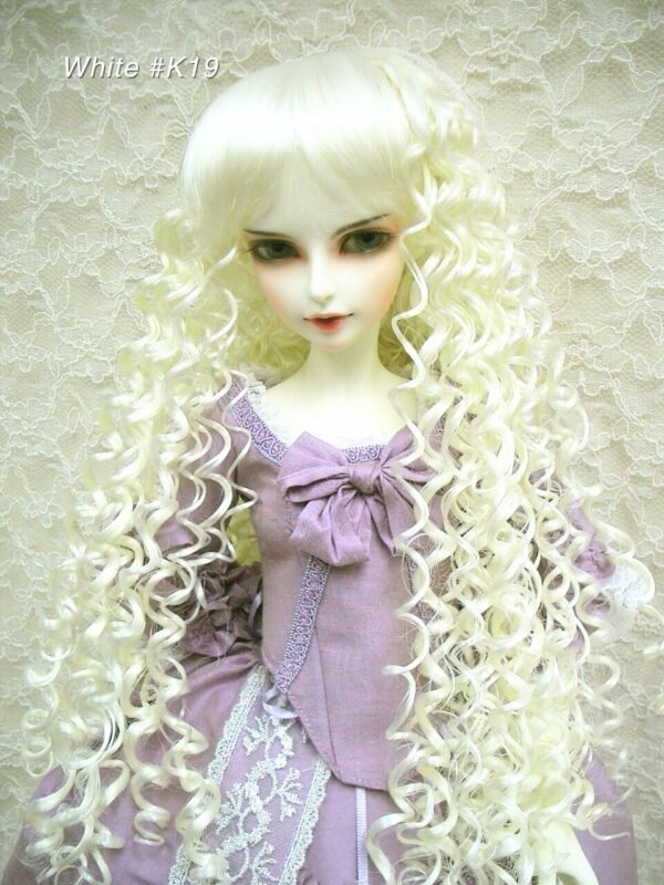 Wig / 8-9 inch / Super Curls (White #K19)