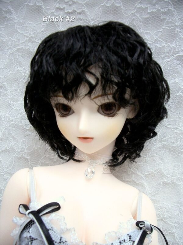 Wig / 8-9 inch / Short Wave (Black #2)