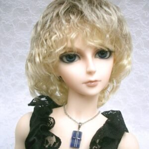 Wig / 8-9 inch / Short Wave (Brown-ivory #12/KB88T)