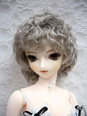Wig / 8-9 inch / Short Wave (Grey #56)