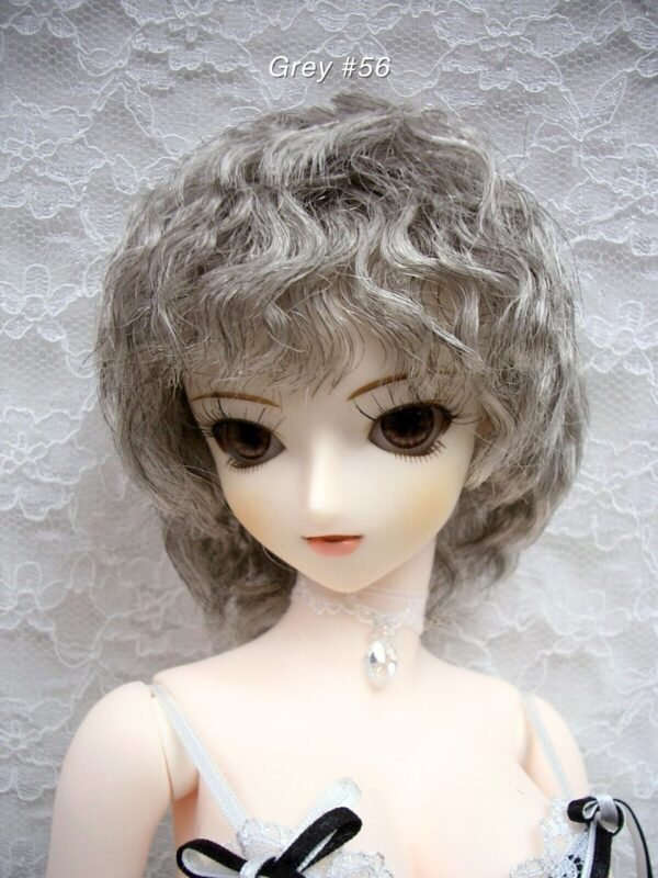 Wig / 8-9 inch / Short Wave (Grey #56)