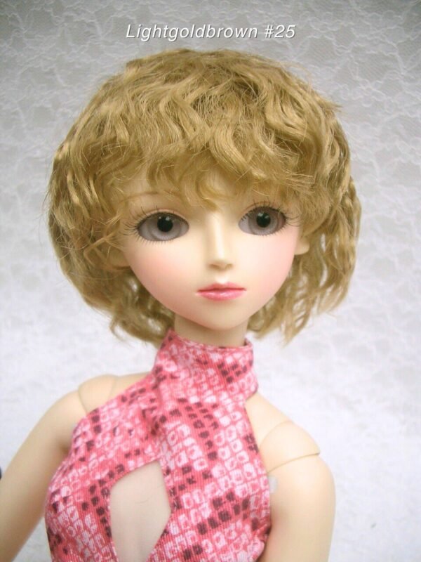 Wig / 8-9 inch / Short Wave (Lightgoldbrown #25)