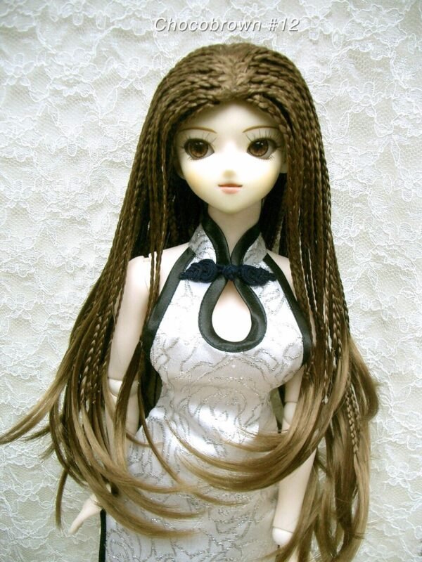 Wig / 8-9 inch / Braided Hair (Chocobrown #12)