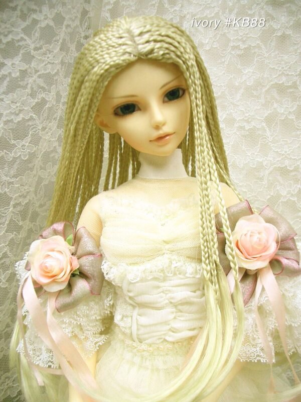 Wig / 8-9 inch / Braided Hair (Ivory #KB88)