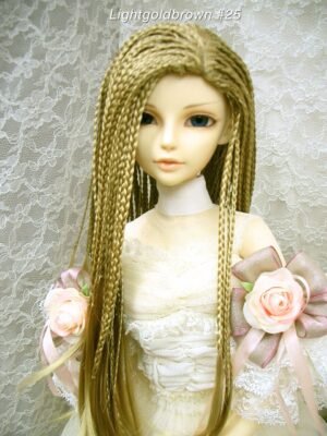 Wig / 8-9 inch / Braided Hair (Lightgoldbrwon #25)