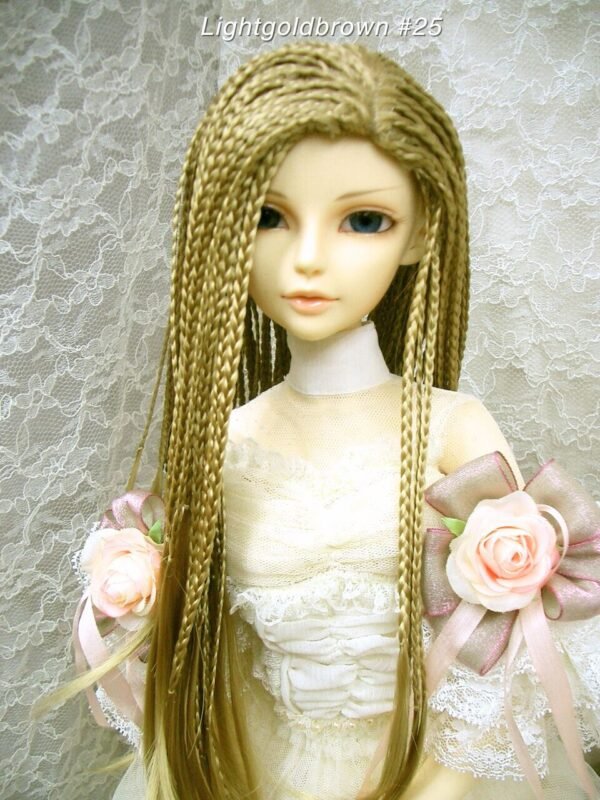 Wig / 8-9 inch / Braided Hair (Lightgoldbrwon #25)