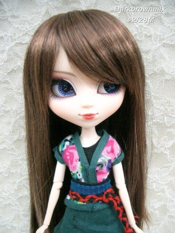 Wig / 8-9 inch / Long Gradation Layer (Darkbrownmix #2/28M)