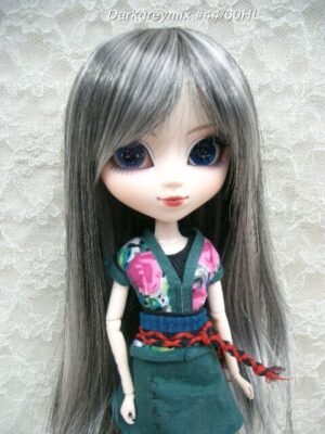 Wig / 8-9 inch / Long Gradation Layer (Darkgreymix #44/60HL)