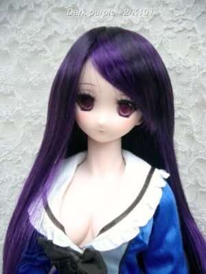 Wig / 8-9 inch / Long Gradation Layer (Dark purple #2/K10T)