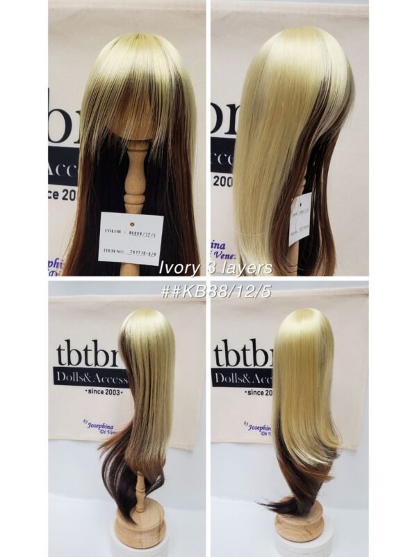 Wig / 8-9 inch / Long Gradation Layer (Ivory 3 layers #KB88/12/5)