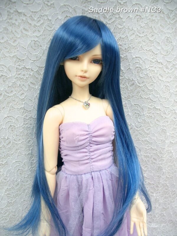 Wig / 8-9 inch / Long Gradation Layer (Saddle blue #NC3)