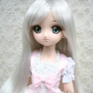 Wig / 8-9 inch / Long Gradation Layer (Silver grey #60/K19M)