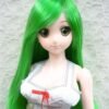Wig / 8-9 inch / Long Gradation Layer (Vivid green #K3/K4/8)