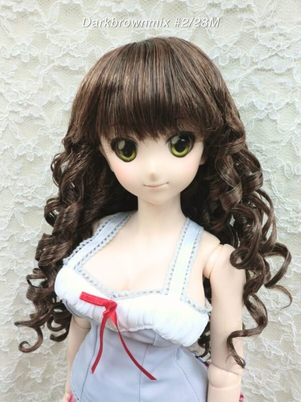 Wig / 8-9 inch / Curly Hair (Darkbrownmix #2/28M)