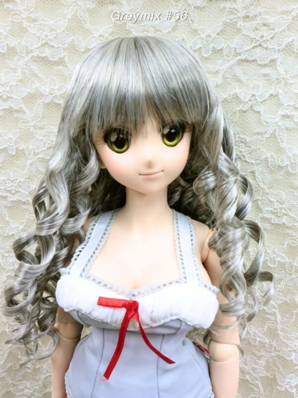 Wig / 8-9 inch / Curly Hair (Greymix #56)