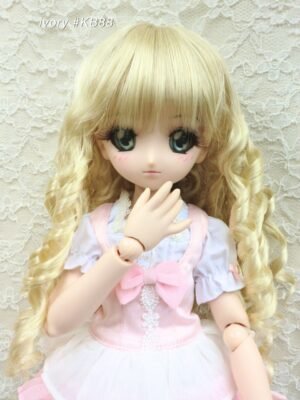 Wig / 8-9 inch / Curly Hair (Ivory #KB88)