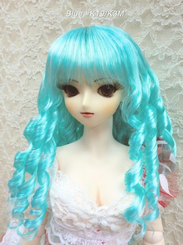 Wig / 8-9 inch / Curly Hair (Blue #K19/K3M)