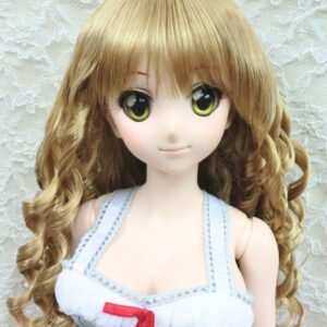 Wig / 8-9 inch / Curly Hair (Lightgoldbrown #25)