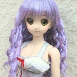 Wig / 8-9 inch / Curly Hair (Purple #K5)