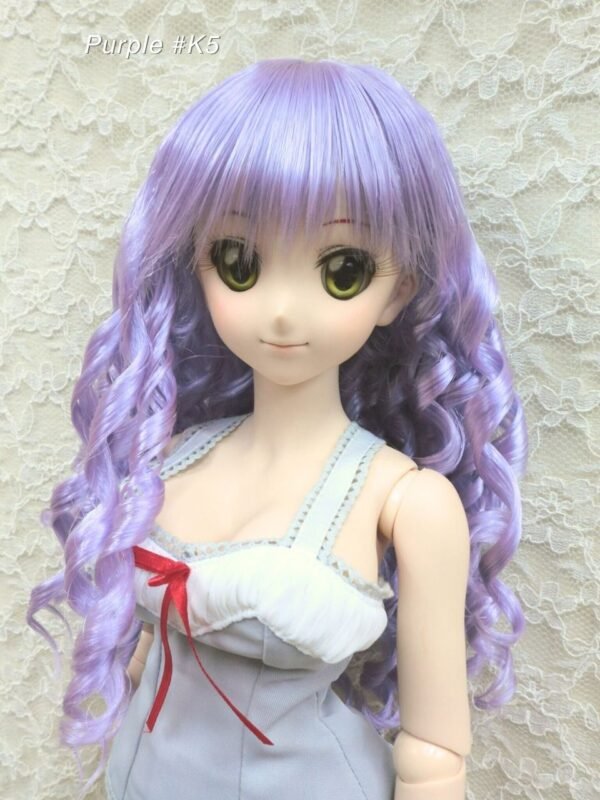 Wig / 8-9 inch / Curly Hair (Purple #K5)