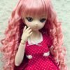 Wig / 8-9 inch / Curly Hair (Metallic pink #25/K1M)