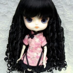 Wig / 8-9 inch / Spiral Curls (Black #2)