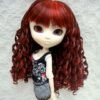 Wig / 8-9 inch / Spiral Curls (Black-red #2/K7M)