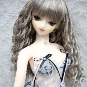 Wig / 8-9 inch / Spiral Curls (Greymix #56)