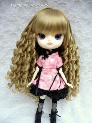 Wig / 8-9 inch / Spiral Curls (Lightgoldbrown #25)