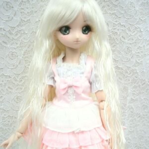 Wig / 8-9 inch / Long Soft Wave with Bangs (White #K19)