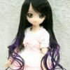 Wig / 8-9 inch / Long Curly Layer (Black-lilac #2/K10T)