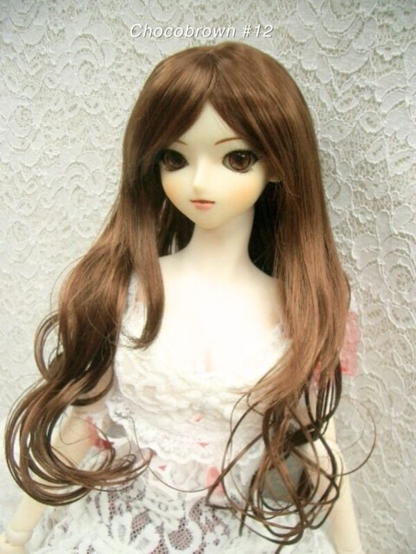 Wig / 8-9 inch / Long Curly Layer (Chocobrown #12)