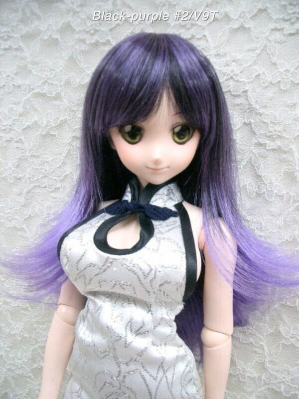 Wig / 8-9 inch / Long Chopper (Black-purple #2/V9T)
