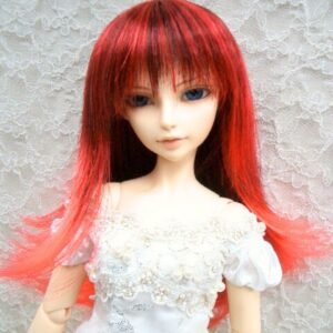 Wig / 8-9 inch / Long Chopper (Black-red #2/R7T)