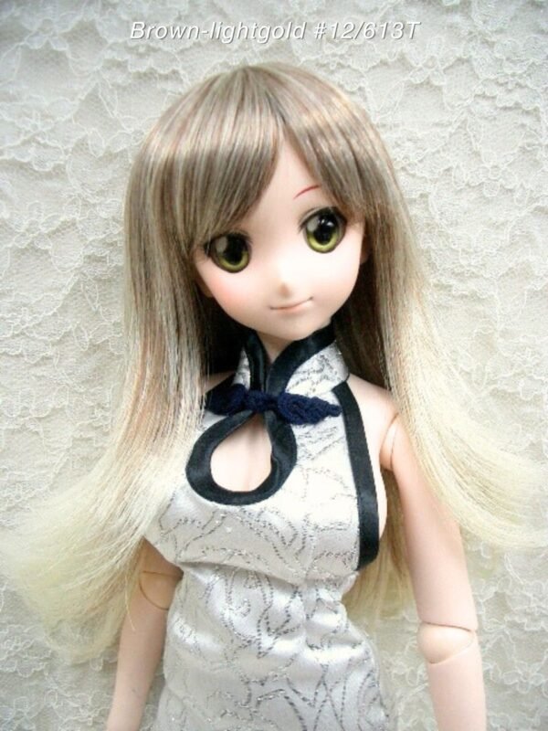 Wig / 8-9 inch / Long Chopper (Brown-lightgold #12/613T)