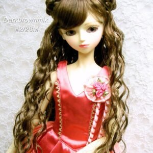 Wig / 8-9 inch / Braided Hair Chignon Wave (Darkbrownmix #2/28M)