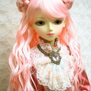 Wig / 8-9 inch / Braided Hair Chignon Wave (Pink #K1)
