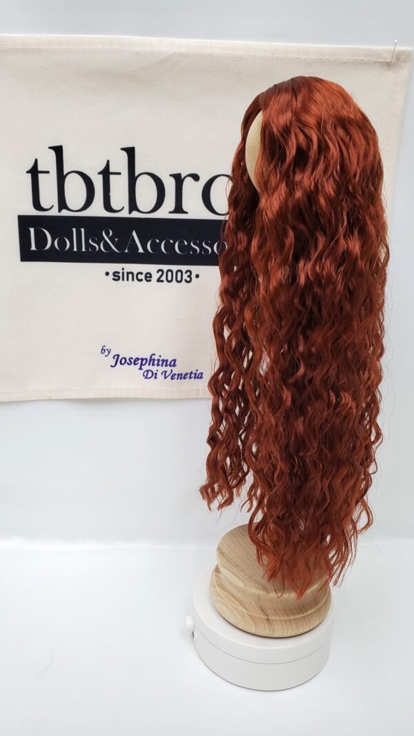 Wig / 8-9 inch / Long Wave (Maroon #350)