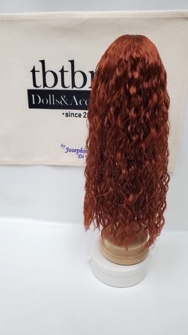 Wig / 8-9 inch / Long Wave (Maroon #350)