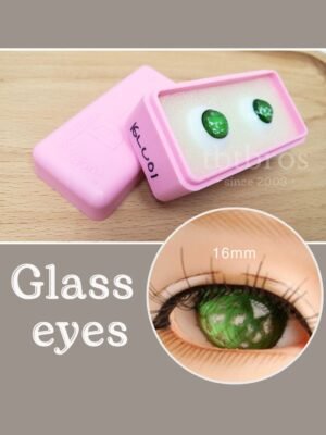 16mm Glass eyes (Dollmore #LU01)