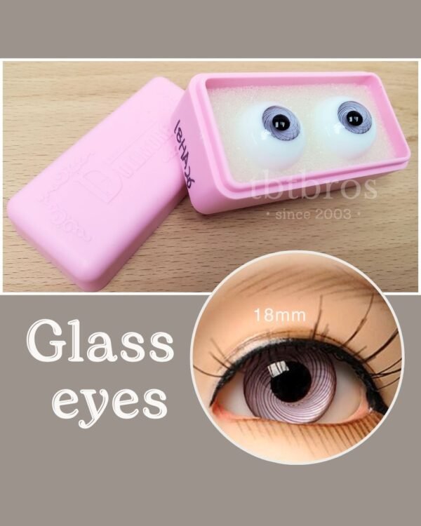 18mm Glass eyes (Dollmore #HA26)